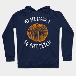 We are adding a pumpkin to our patch Hoodie